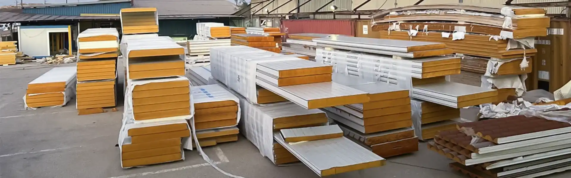 Almacenes con paneles de segunda mano